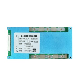 14S 58.8V 50A-120A สำหรับแบตเตอรี่ลิเธียม 3.7V พร้อมระบบป้องกันอุณหภูมิและการชาร์จ/ปล่อยประจุ ใช้พอร์ตเดียวกัน รุ่น F511 - Product Image 1