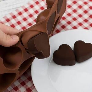 15 Cavity Heart Shape Silicone Mold for DIY Chocolate & <b>Cake</b> - Easy Release, Food Grade Material - Product Image 5