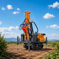 Machine de forage de puits d'eau portable 60m 100m 300m pour forages peu profonds, forage géothermique et alimentation en eau rurale