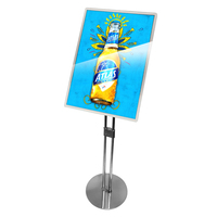 Boîte à lumière LED dynamique ultra-mince de 3 cm avec cadre à clipser, affichage publicitaire animé à effet défilant pour menu de magasin