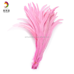 20 màu có sẵn 100 cái/túi 25-30 cm lông gà trống nhuộm - Product Image 2