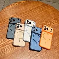 Coque de téléphone magnétique tendance antichoc en carton ondulé doux au toucher pour iPhone 17 18 Pro Max, compatible avec iPhone 17 16 15 14 13