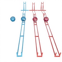Jeu de montagnes russes de bowling, jeu éducatif pour événements de carnaval, utilisation publique, domestique, en maternelle, en extérieur, dans le jardin, construction métallique, 500 kg