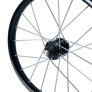 Llanta de <span class=keywords><strong>Bicicleta</strong></span> BMX para Niños de Aleación de Acero de Alta Resistencia, 12/14/<span class=keywords><strong>16</strong></span>/18/20/22/24/26 Pulgadas, Neumático Clincher, Freno V Delantero/Trasero, 20 Radios - Product Image 4