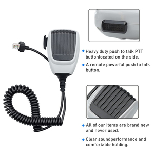 Micrófono PTT Portátil HM-148G de Alta Resistencia para Radios ICF5061D ICF6061D ICF1721 IC2721 ICF9511 IC952 - Product Image 3