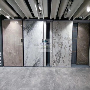 Nhà máy bán tùy chỉnh kích thước bảng điều chỉnh có thể điều chỉnh gạch ceramic hiển thị giá đá cẩm thạch thạch anh <span class=keywords><strong>Granite</strong></span> hiển thị đứng cho showroom hệ thống - Product Image 2