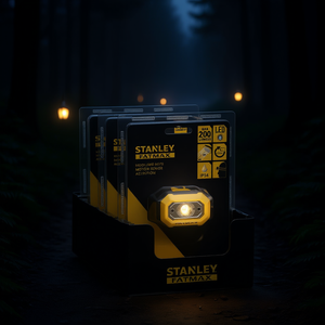 Linterna frontal Stanley Fatmax de 200 lúmenes con sensor de movimiento LED IP54 - Product Image 3