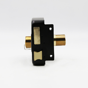 Đôi thời tiết rim khóa đêm chốt chốt cửa chống trộm khóa bề mặt gắn dài ném Brass xi lanh cho căn hộ - Product Image 4