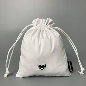 सस्ते Recyclable कपास उपज बैग Drawstring बहुरंगा पर्यावरण कपास कैनवास कपड़े कैंडी बैग कार्बनिक कपास जाल गहने बैग