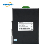 Switch PoE Industrial de 4 Puertos y 30W, Switch Ethernet Gigabit Administrado con 2 Puertos SFP para Manufactura Inteligente