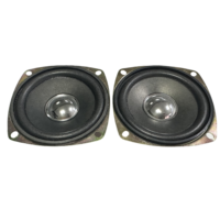 Altavoz de 3 Pulgadas (77mm), 5W, 4 Ohmios, Venta al Por Mayor de Fábrica, Buen Sonido, Altavoz Cuadrado Magnético Externo de Rango Completo