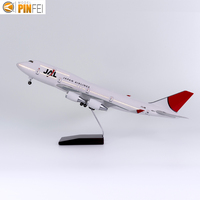 Cadeau promotionnel, modèle d'avion personnalisé Boeing 747-400 Japan Airlines, échelle 1/150, 47 cm