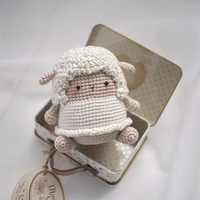 2024 nouveauté à la main Crochet petit mouton Amigurumi Animal jouet Crochet agneau