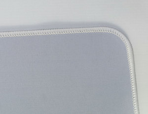 220x180x3mm cạnh overlock khâu đồng bằng màu trắng chuột Pad thăng hoa trống - Product Image 2