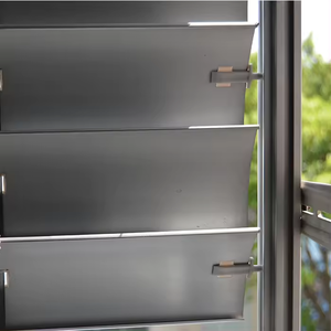 Persianas Exteriores de Aluminio de 80 mm, Persianas Venecianas Exteriores Motorizadas Eléctricas Personalizadas de Fábrica, Impermeables y Resistentes al Viento - Product Image 4