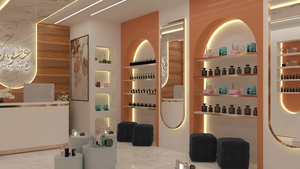 Présentoir de comptoir de parfums et de parfums exotiques au design gratuit Vitrine de la boutique de soins de la peau avec idées d'intérieur de boutique de cosmétiques - Product Image 6