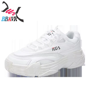 Designersoft 2026 Baskets de sport pour homme, blanches, décontractées, à plateforme, tige en PU, semelle respirante, printemps été automne hiver, pour la marche - Product Image 1
