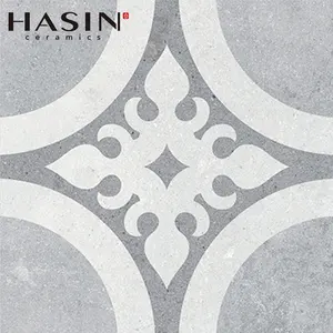 Hasin 스퀘어 하우스 디자인 중국어 제조 업체 20x20 야외 에티오피아 시멘트 바닥 타일