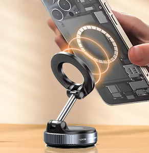 Supporto Magnetico Flessibile in Lega per Telefono, Doppio Lato, per Scrivania, Parete, Auto, con <span class=keywords><strong>Ventosa</strong></span> per Parabrezza e Cruscotto - Product Image 3