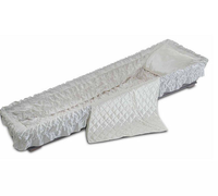 Ensemble de tissus textiles personnalisés pour doublure intérieure matelassée et rembourrée de cercueil funéraire