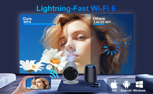 Proyector Portátil de Bolsillo Inteligente 8K y Android 14 720P para HY300 Pro 290 ANSI con Corrección Trapezoidal Manual y Automática, WiFi 6, BT5.4 - Product Image 6