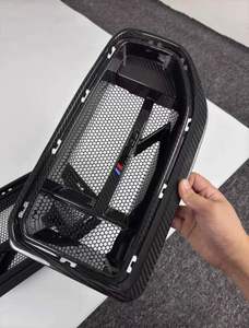 Para 2022, para la Serie 2 M2 G87, modelo CS modificado y mejorado, rejilla central de repuesto para parachoques delantero de fibra de carbono seca ABS - Product Image 6