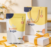 Sachet Doypack Personnalisé Refermable de Qualité Alimentaire avec Fermeture Éclair pour Snacks