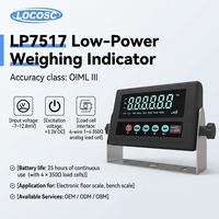 Indicador de Báscula Digital para Camiones de Alta Precisión con Pantalla LCD LED LP7517 de Plástico