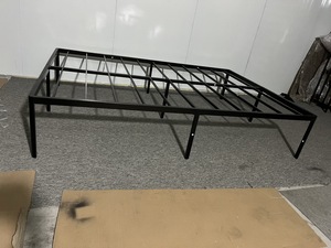 Facile montaggio divano letto in <span class=keywords><strong>ferro</strong></span> telaio letto con <span class=keywords><strong>testiera</strong></span> in <span class=keywords><strong>ferro</strong></span> e materasso per camera da letto soggiorno Hotel ospedale scuola - Product Image 4