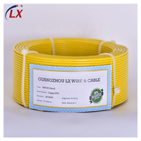 Câble électrique de construction LX Wholesale, 2,5 mm, âme en cuivre massif, 1 conducteur, isolation PVC H07V-R, pour câblage domestique
