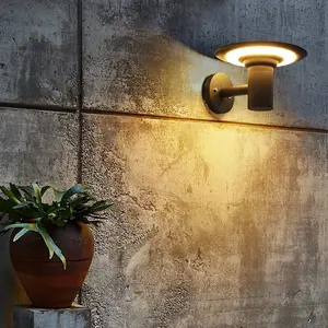Yunduo Großhandel wasserdicht s olar Wand leuchten Outdoor Garten Solar Wand halterung LED Wand leuchten