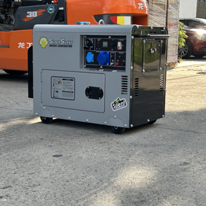 Génératrices Diesel Portables en Promotion avec Option ATS, Prix Réduit, Silencieuses et Insonorisées, 3kVA à 12kVA, Alternateur à Bobines en Cuivre Pur - Product Image 3