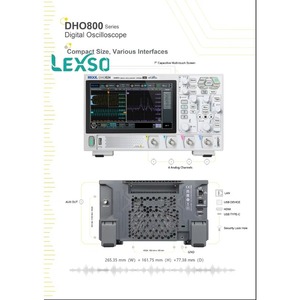 ออสซิลโลสโคปดิจิตอล Rigol รุ่น DHO802/812/804/814 Lexso - Product Image 1
