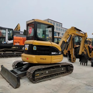 Cabine fermée CAT Prix bon marché 304C CR Mini pelle CAT 304 d'occasion 4 tonnes Caterpillar 304C CR - Product Image 6