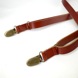 <span class=keywords><strong>Tirantes</strong></span> <span class=keywords><strong>de</strong></span> cuero divididos informales <span class=keywords><strong>de</strong></span> 1,7 cm para <span class=keywords><strong>hombre</strong></span> con 4 clips, soporte personalizable para adaptarse a pantalones vaqueros, general para estancia <span class=keywords><strong>de</strong></span> camisa - Product Image 4