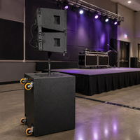 Sistem Speaker Line Array Aktif AWM-L2.10-DPA+ Neodymium Full Range PA Package untuk Konser Indoor dan Acara Langsung