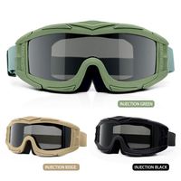 Yijia 2023 nouveau modèle lunettes polarisées lunettes tactiques protection Airsoft lunettes cadre en plastique lunettes de sport