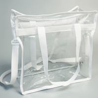 Sac à bandoulière transparent en PVC personnalisé