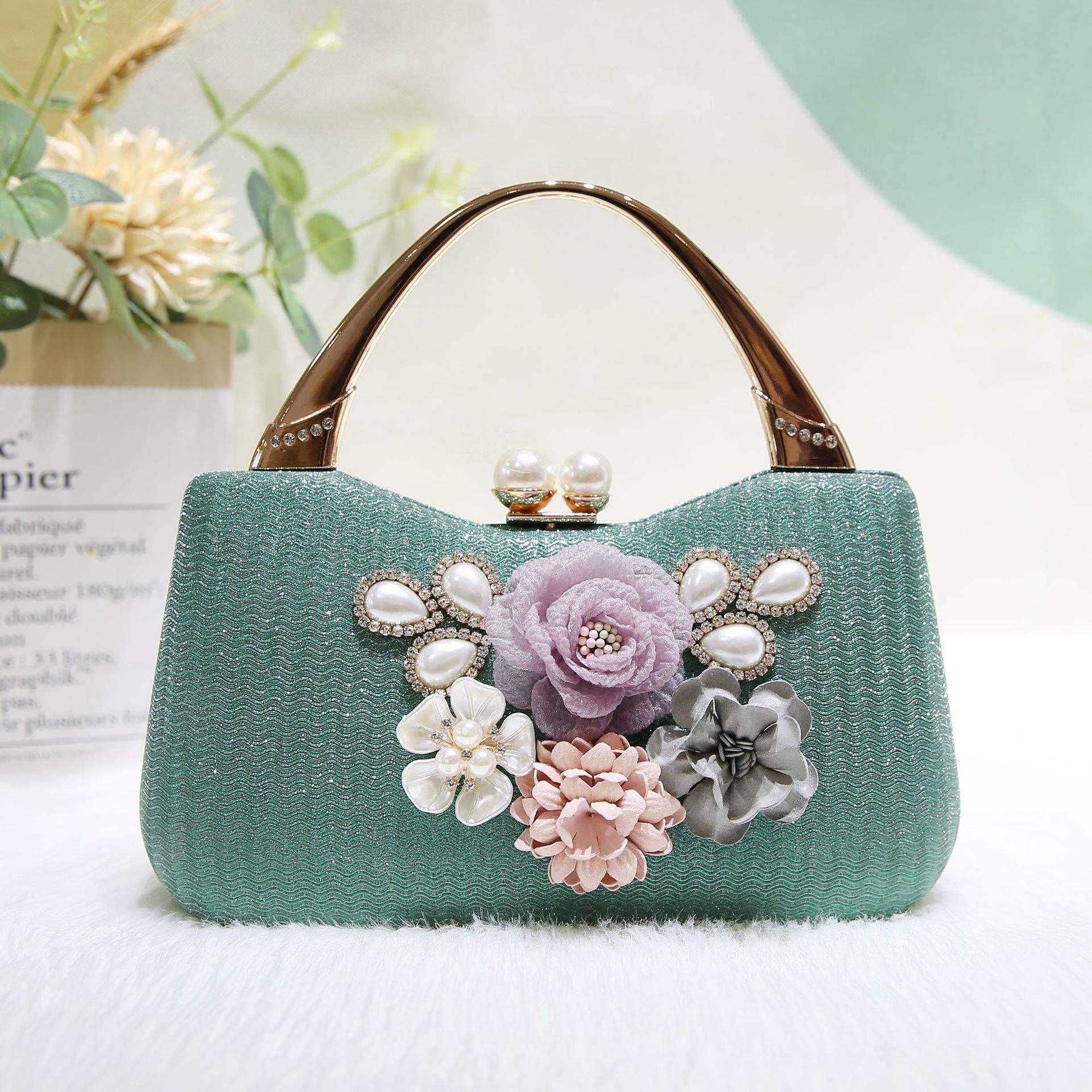 Velvet Purse Expensive Clutch Purse Luxury Bridal Velvet Clutch