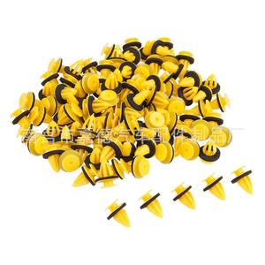Automotive Plastic Clip 17mm Yellow Car <b>Door</b> <b>Trim</b> Fastener For Repair Replacement Part Number 2563 - Product Image 4