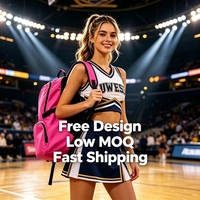 Sac à dos imperméable en polyester avec logo personnalisé, idéal pour le sport, la gymnastique, la danse, les voyages, pour filles et garçons