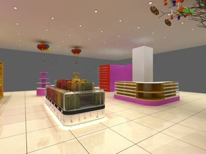 Moderno comida dulce de centro comercial quiosco de tienda de dulces diseño interior para la venta - Product Image 6