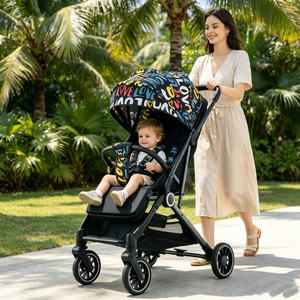 JXB Großhandel Leichter Reise-Kinderwagen für Flugzeuge Faltbarer Buggy mit Sonnendach - Product Image 1