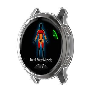 Coque résistante aux rayures accessoires de montre coque de protection coque de pare-chocs pour <span class=keywords><strong>Garmin</strong></span> <span class=keywords><strong>Venu2</strong></span> 2S évider étui de protection en TPU transparent - Product Image 5