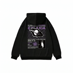 High Quality Custom Logo Print Heavyweight Drop Shoulder Oversized Graphic Men <b>Hoodie</b> Y2K Streetwear Sweatshirt Clothing 6666 - Product Image 1