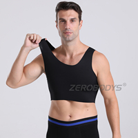 ZEROBODYS 102 Faja pour Homme – Cache-Gynécomastie, Débardeur de Compression, Soutien-Gorge Amincissant