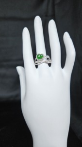 Anillo Unisex de Plata de Ley 925 Ajustable con Forma de Calabaza, Estilo Chino Tradicional, Certificado por NGIC, Gran Venta - Product Image 2