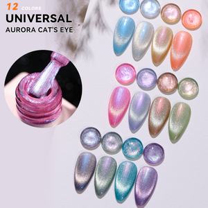 Esmalte de Uñas en Gel UV JTING de Alto Brillo, No Tóxico, Secado Rápido, Efecto Ojo de Gato Magnético Aurora Universal, para Salón de Belleza - Product Image 1