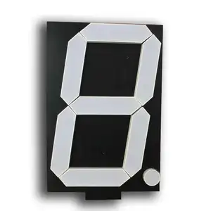 Reines grün 6 zoll öl preis led digit 7 segment display große sieben segment led-anzeige