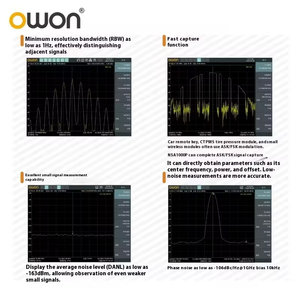 Analyseur Owon NSA1075P, écran LCD multi-touch 10,4 pouces, technologie entièrement numérique, télécommande multi-interface, 9 kHz-7,5 GHz, 0,7 dB - Product Image 5